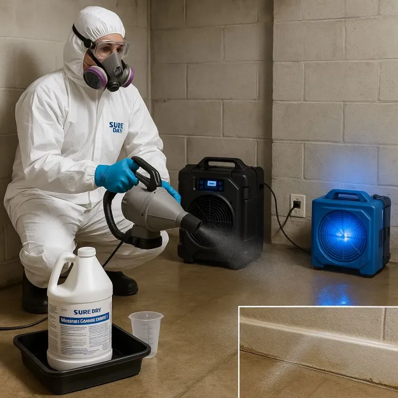 Sanitization and Odor Removal process in Carnot-Moon, PA
